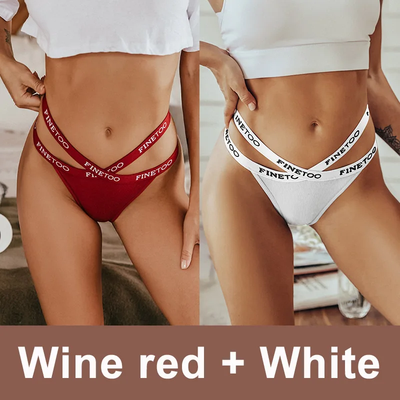 2 Stk Set Frauen Tanga String Höschen Sexy Schlüpfer Slip Dessous Unterwäsche