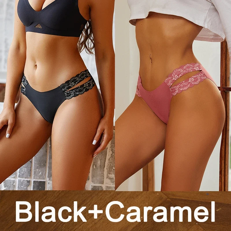 2 Stk Set Frauen Tanga String Höschen Sexy Schlüpfer Slip Dessous Unterwäsche