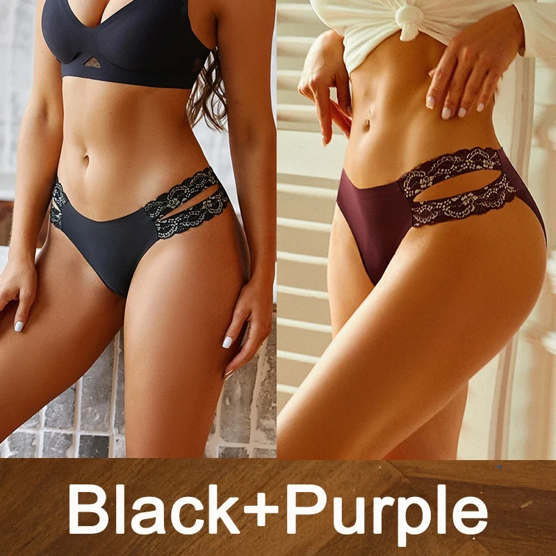 2 Stk Set Frauen Tanga String Höschen Sexy Schlüpfer Slip Dessous Unterwäsche