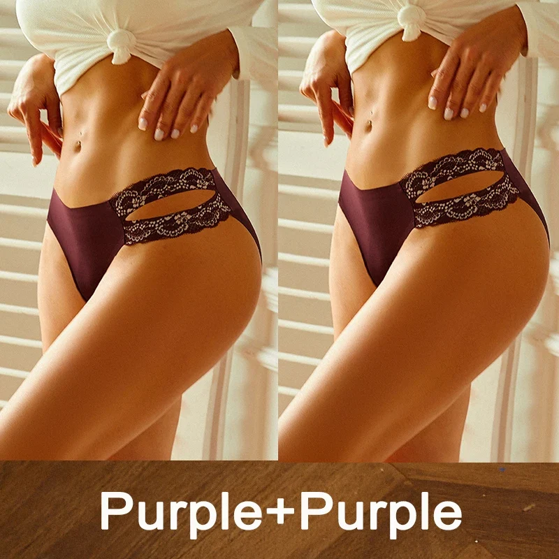 2 Stk Set Frauen Tanga String Höschen Sexy Schlüpfer Slip Dessous Unterwäsche