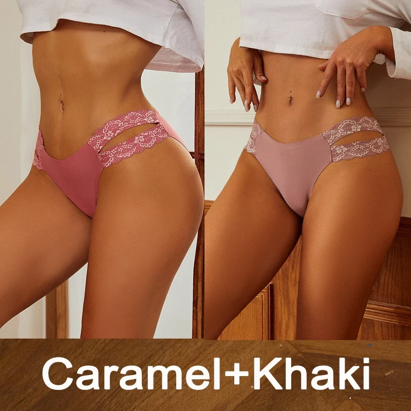 2 Stk Set Frauen Tanga String Höschen Sexy Schlüpfer Slip Dessous Unterwäsche
