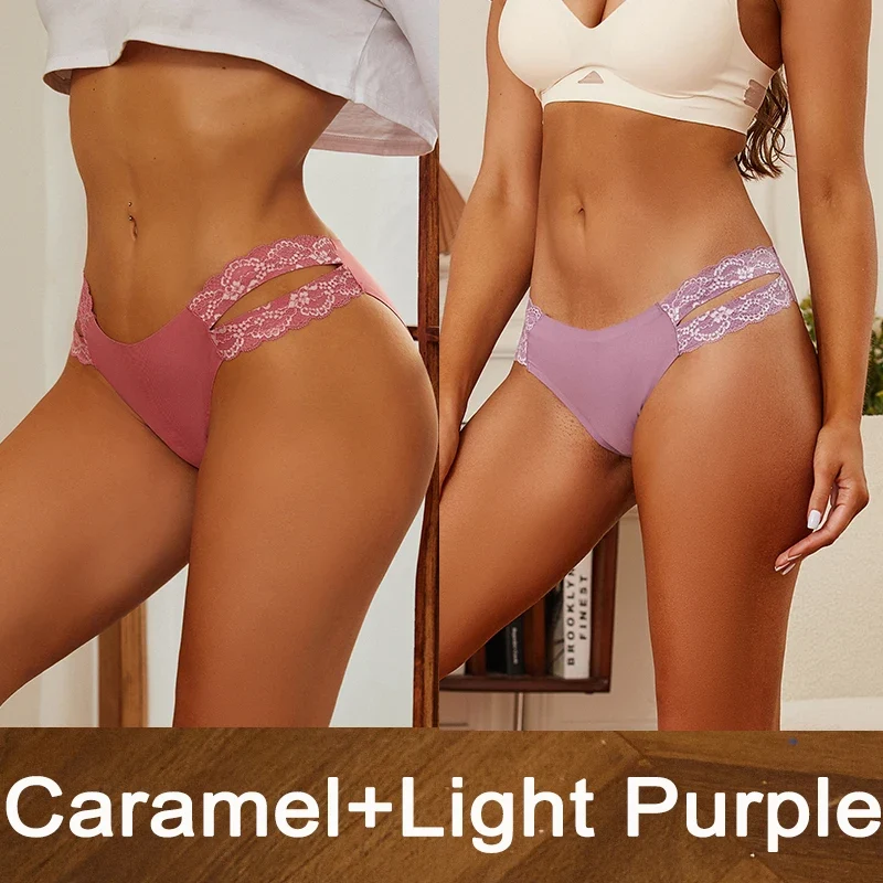 2 Stk Set Frauen Tanga String Höschen Sexy Schlüpfer Slip Dessous Unterwäsche