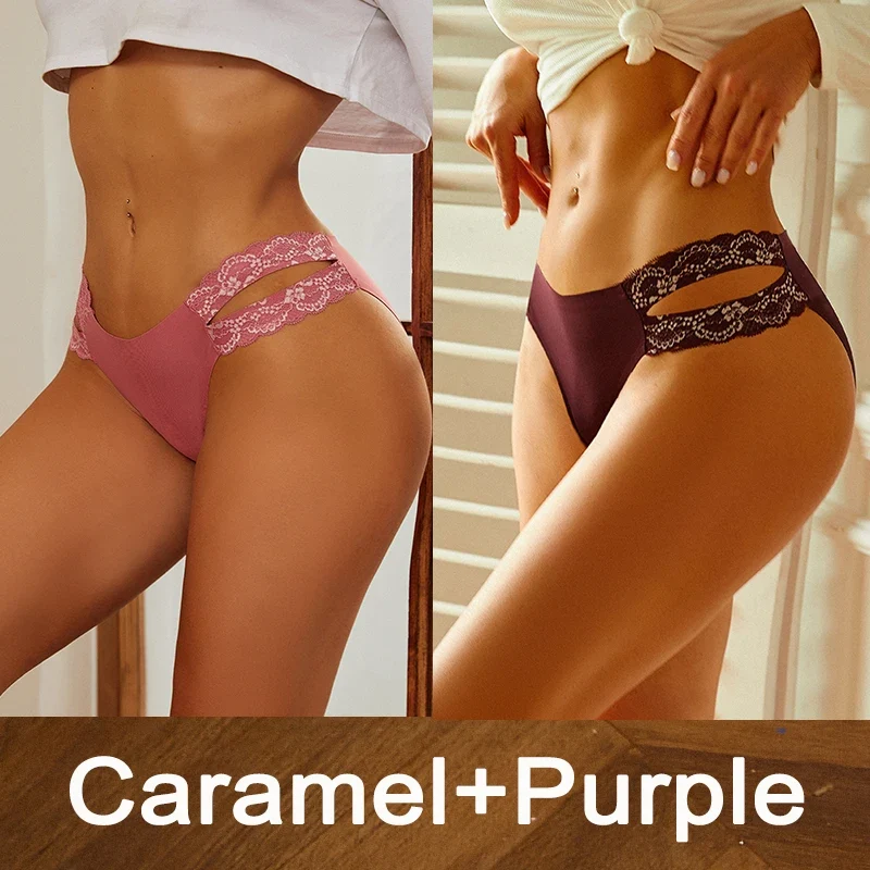 2 Stk Set Frauen Tanga String Höschen Sexy Schlüpfer Slip Dessous Unterwäsche