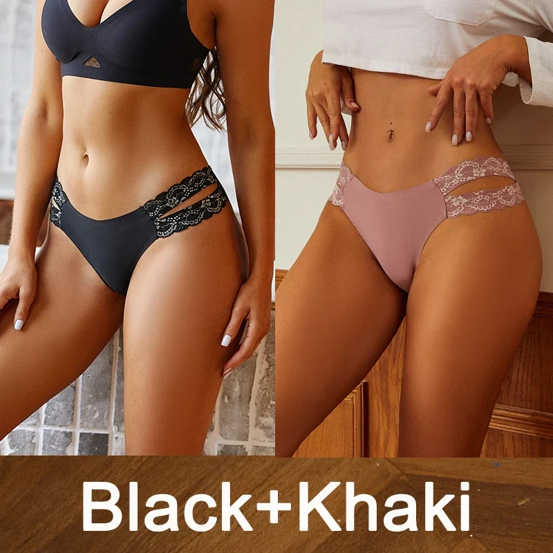 2 Stk Set Frauen Tanga String Höschen Sexy Schlüpfer Slip Dessous Unterwäsche