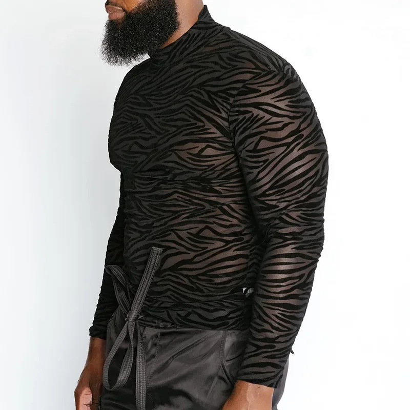 Fetisch Fashion Männer Sexy Bodysuits Herren Body Shirts Hemd Transparent Club
