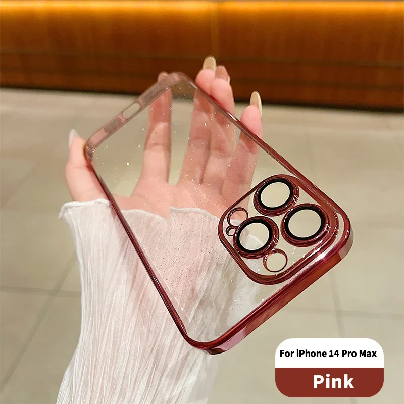 Klare Hülle IPhone 13 14 15 Pro Max Handy Case Tasche Cove Schutzhülle Silikon