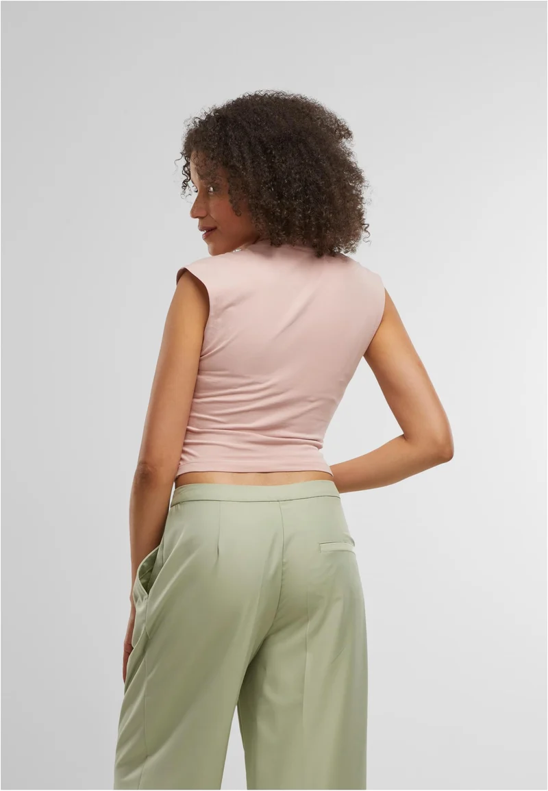 UC Cropped Wrapped Top