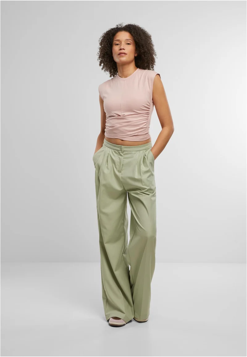 UC Cropped Wrapped Top
