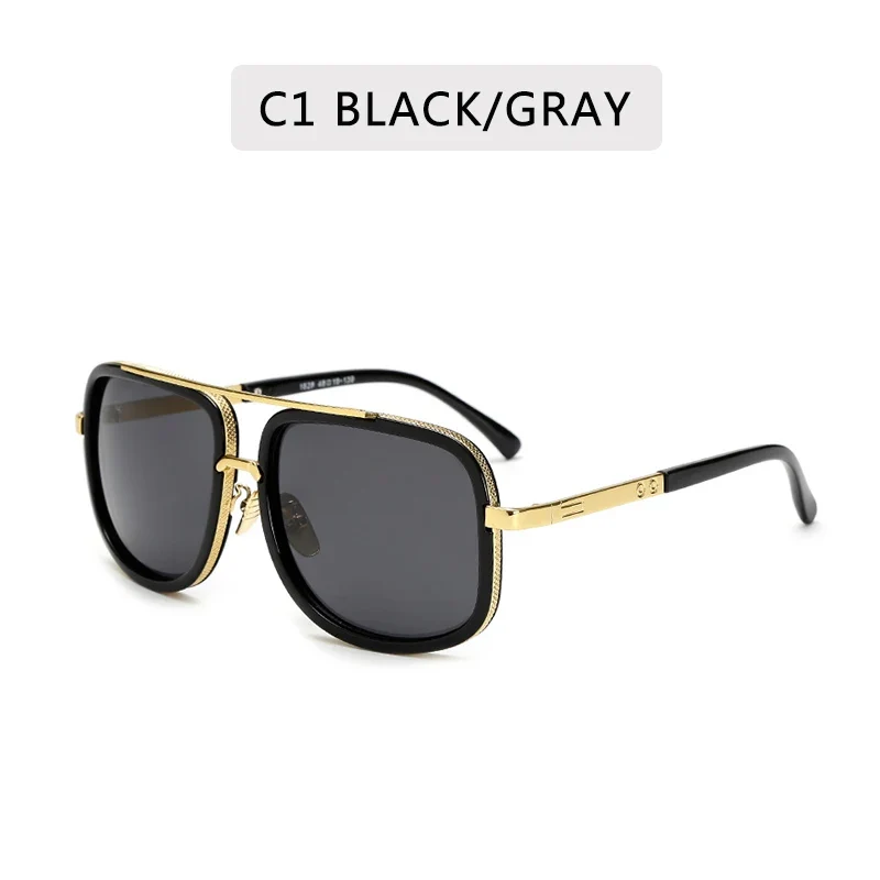 Herren Designer Sonnenbrille Polarisierte Pilotenbrille Retro Brille UV400