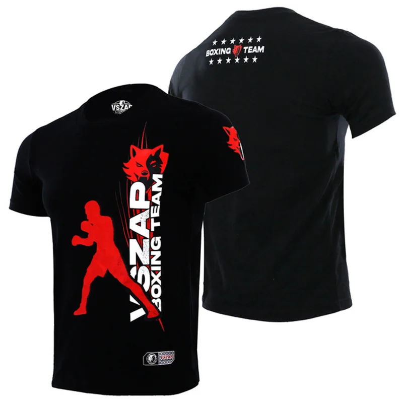 Herren Fashion Muay Thai 3D T-Shirt Rundhals Unisex Sommer Streetwear