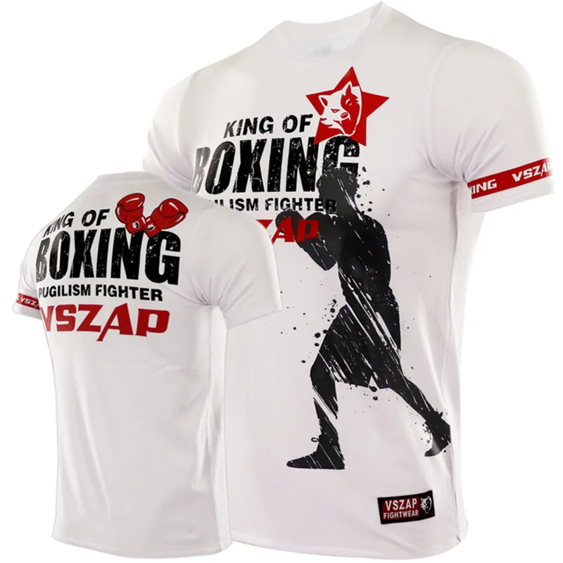 Herren Fashion Muay Thai 3D T-Shirt Rundhals Unisex Sommer Streetwear