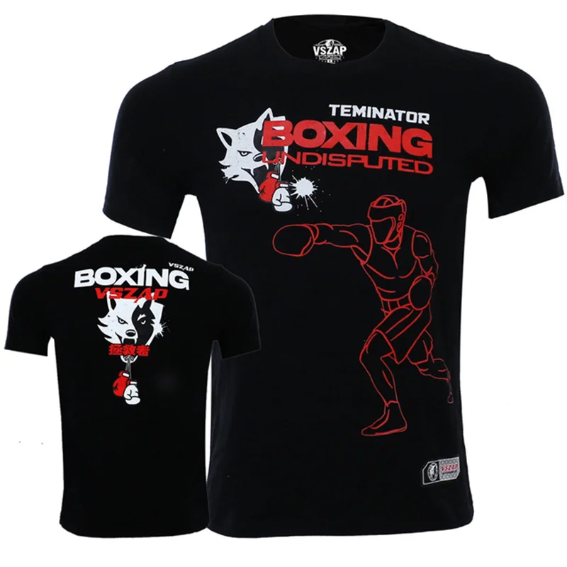 Herren Fashion Muay Thai 3D T-Shirt Rundhals Unisex Sommer Streetwear