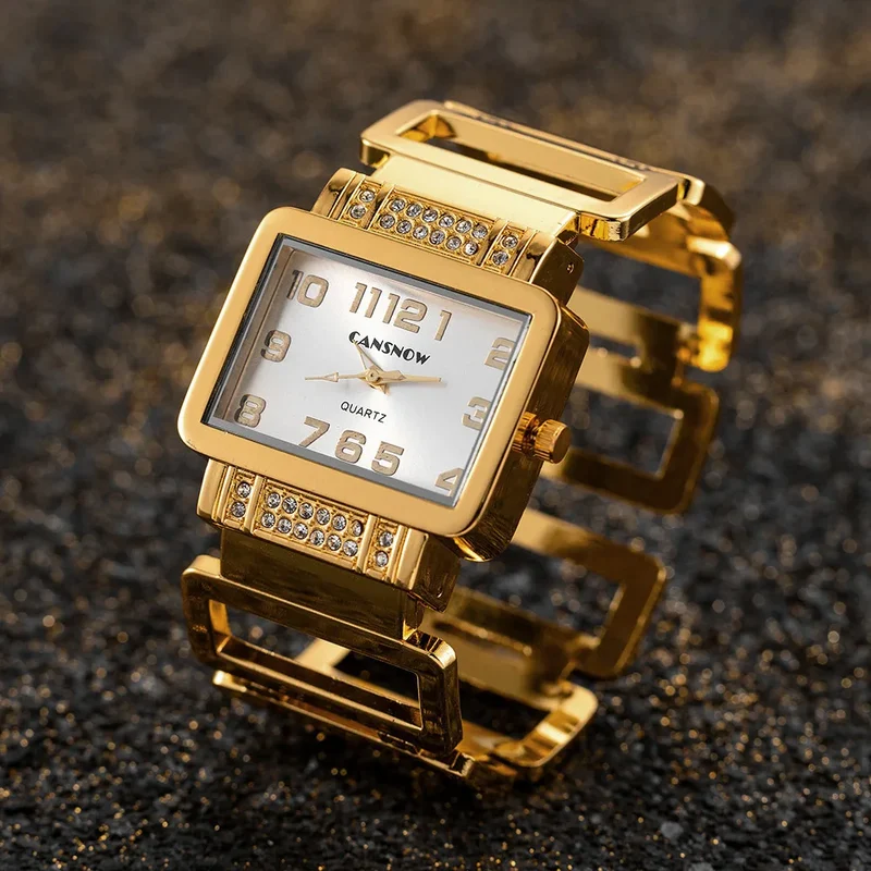 Damen Armband Uhr Mode Fashion Gold Silber Luxus Armband Quartz Business Schmuck