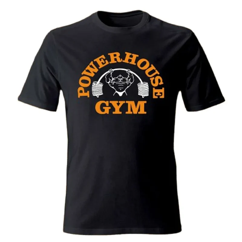 GYM Shirt Sport T-Shirt Herren Fitness Sportswear Unisex Streetwear Powerhouse