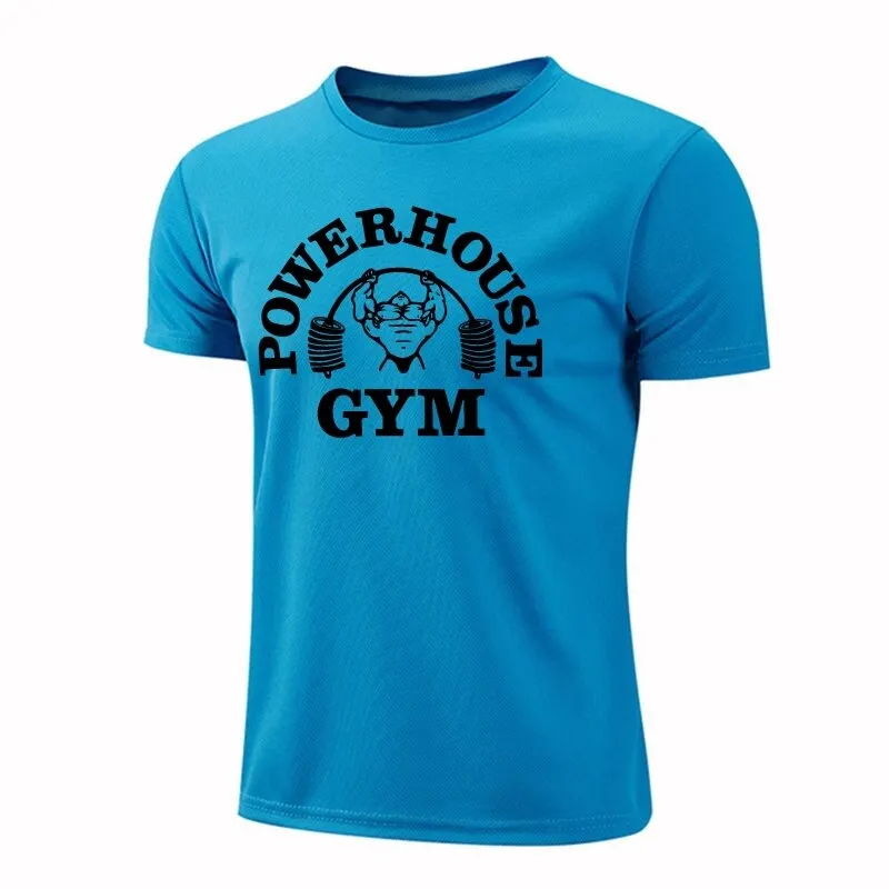 GYM Shirt Sport T-Shirt Herren Fitness Sportswear Unisex Streetwear Powerhouse