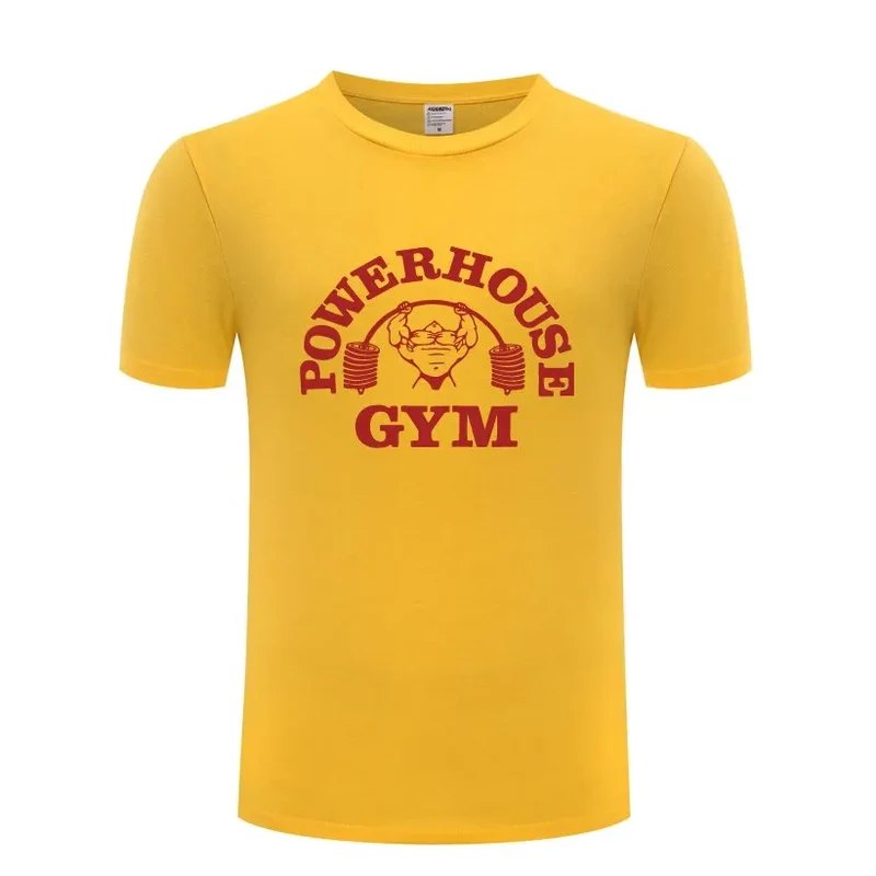 GYM Shirt Sport T-Shirt Herren Fitness Sportswear Unisex Streetwear Powerhouse