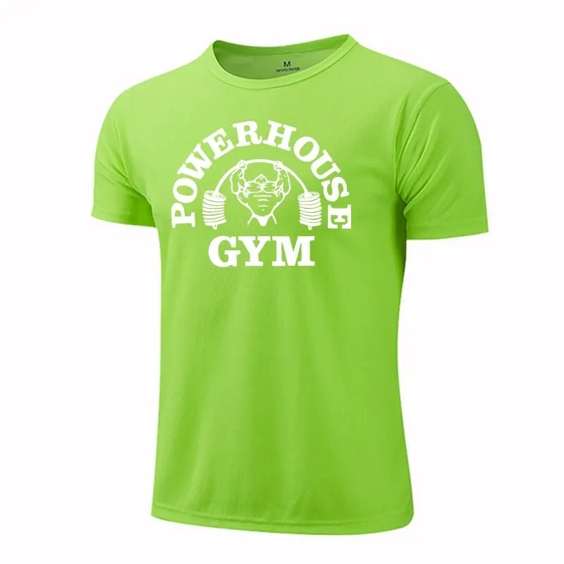 GYM Shirt Sport T-Shirt Herren Fitness Sportswear Unisex Streetwear Powerhouse