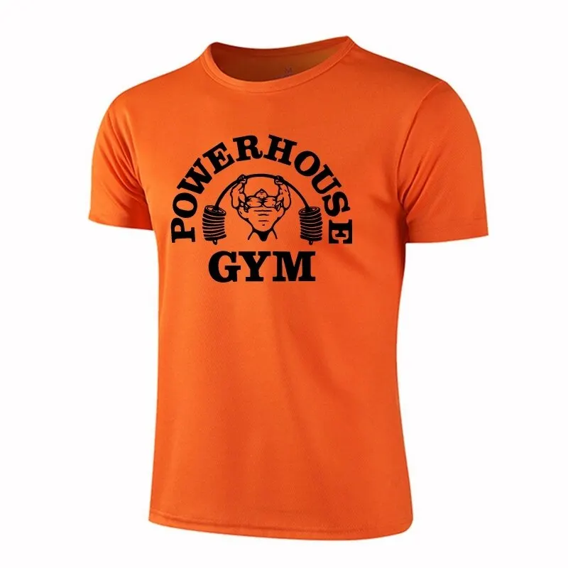 GYM Shirt Sport T-Shirt Herren Fitness Sportswear Unisex Streetwear Powerhouse