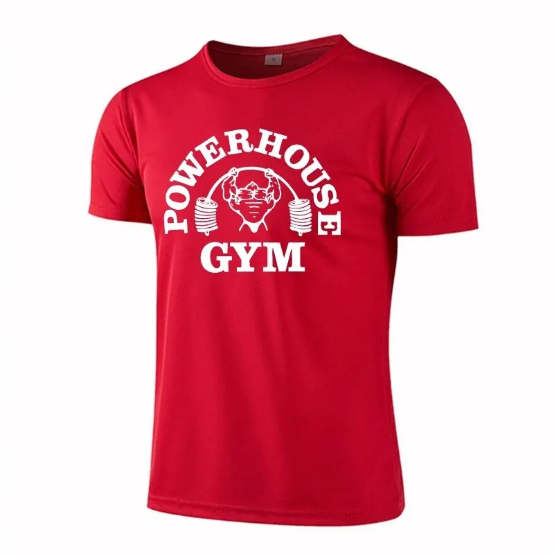 GYM Shirt Sport T-Shirt Herren Fitness Sportswear Unisex Streetwear Powerhouse
