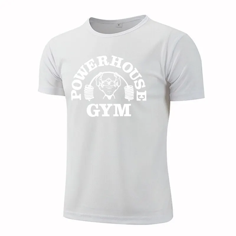 GYM Shirt Sport T-Shirt Herren Fitness Sportswear Unisex Streetwear Powerhouse