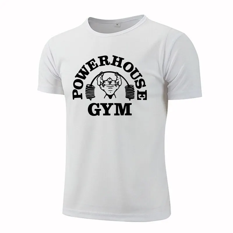 GYM Shirt Sport T-Shirt Herren Fitness Sportswear Unisex Streetwear Powerhouse