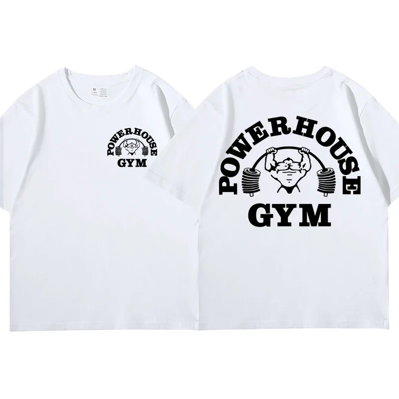 GYM Shirt Sport T-Shirt Herren Fitness Sportswear Unisex Streetwear Powerhouse
