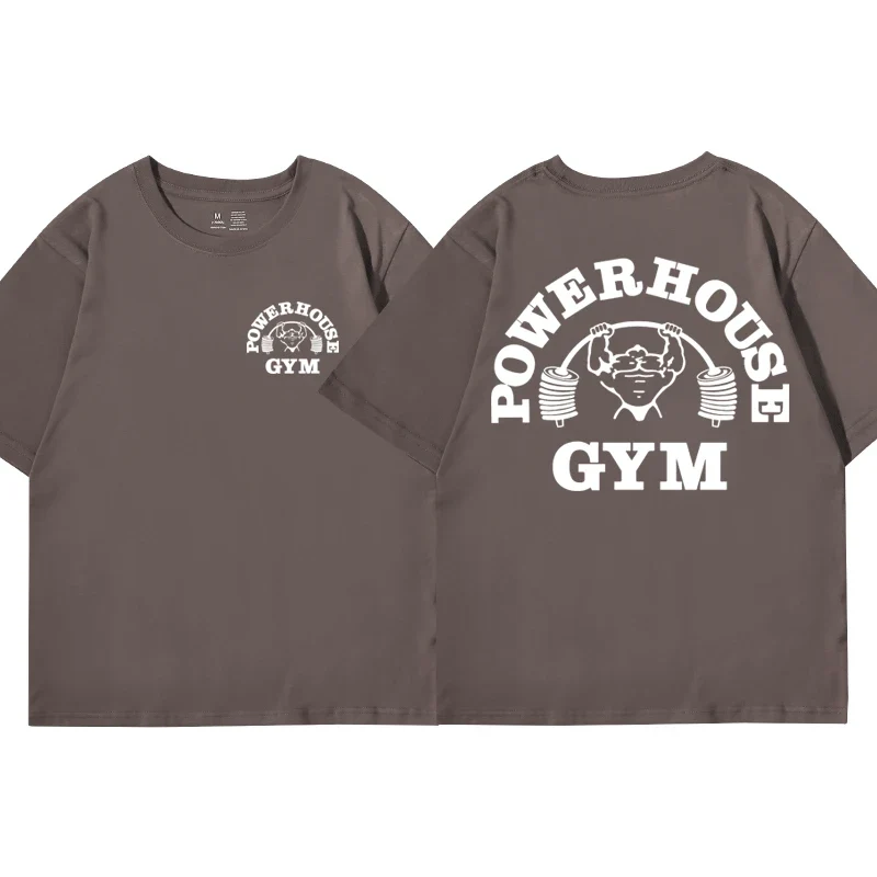 GYM Shirt Sport T-Shirt Herren Fitness Sportswear Unisex Streetwear Powerhouse