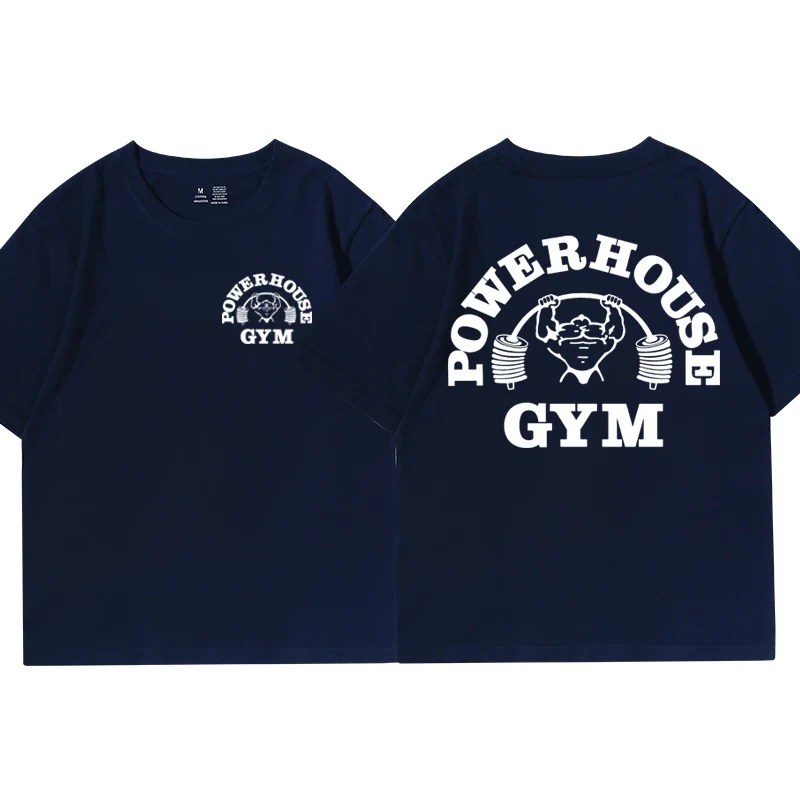 GYM Shirt Sport T-Shirt Herren Fitness Sportswear Unisex Streetwear Powerhouse
