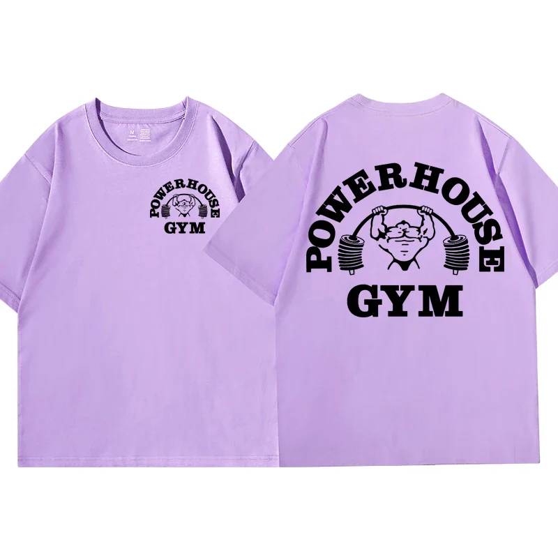 GYM Shirt Sport T-Shirt Herren Fitness Sportswear Unisex Streetwear Powerhouse