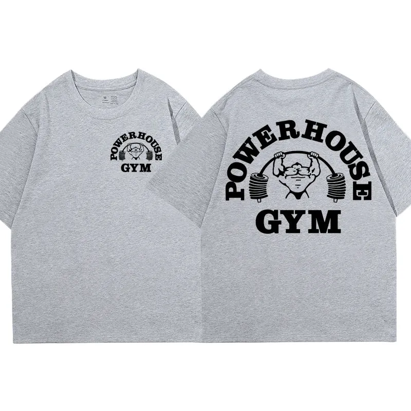 GYM Shirt Sport T-Shirt Herren Fitness Sportswear Unisex Streetwear Powerhouse