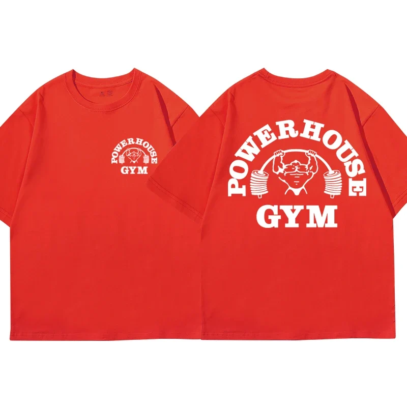 GYM Shirt Sport T-Shirt Herren Fitness Sportswear Unisex Streetwear Powerhouse