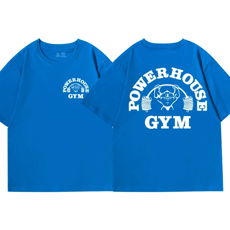 GYM Shirt Sport T-Shirt Herren Fitness Sportswear Unisex Streetwear Powerhouse