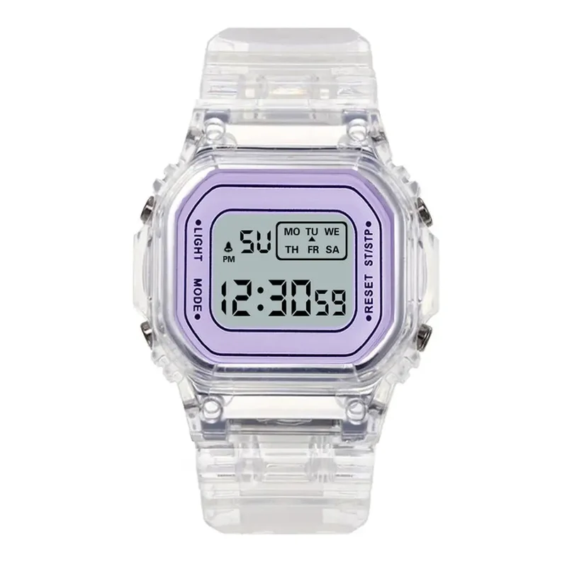 Herren Armbanduhr Digital Uhr Silber Edelstahl Quarzuhr Luxus Chronograph
