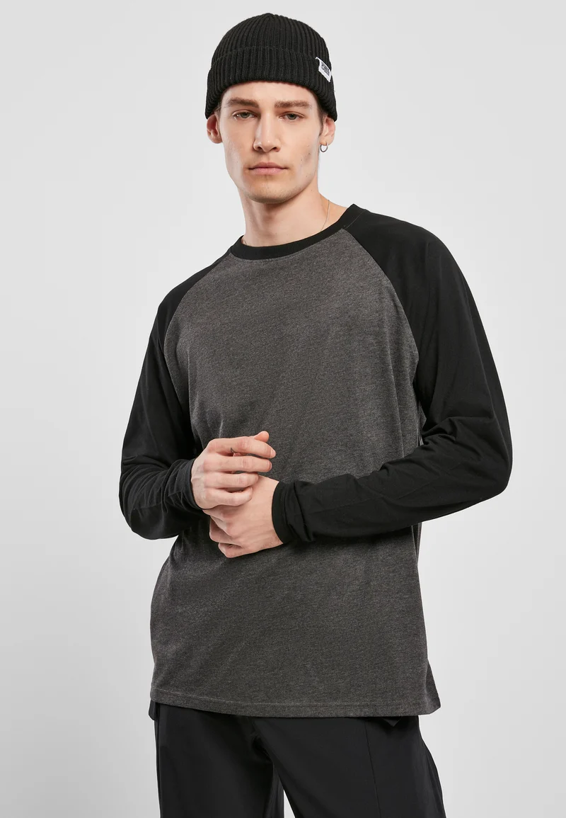 UC Raglan Contrast LS