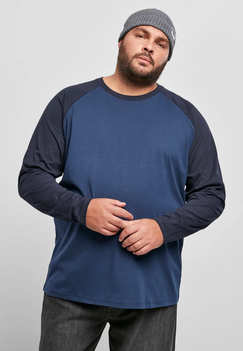 UC Raglan Contrast LS