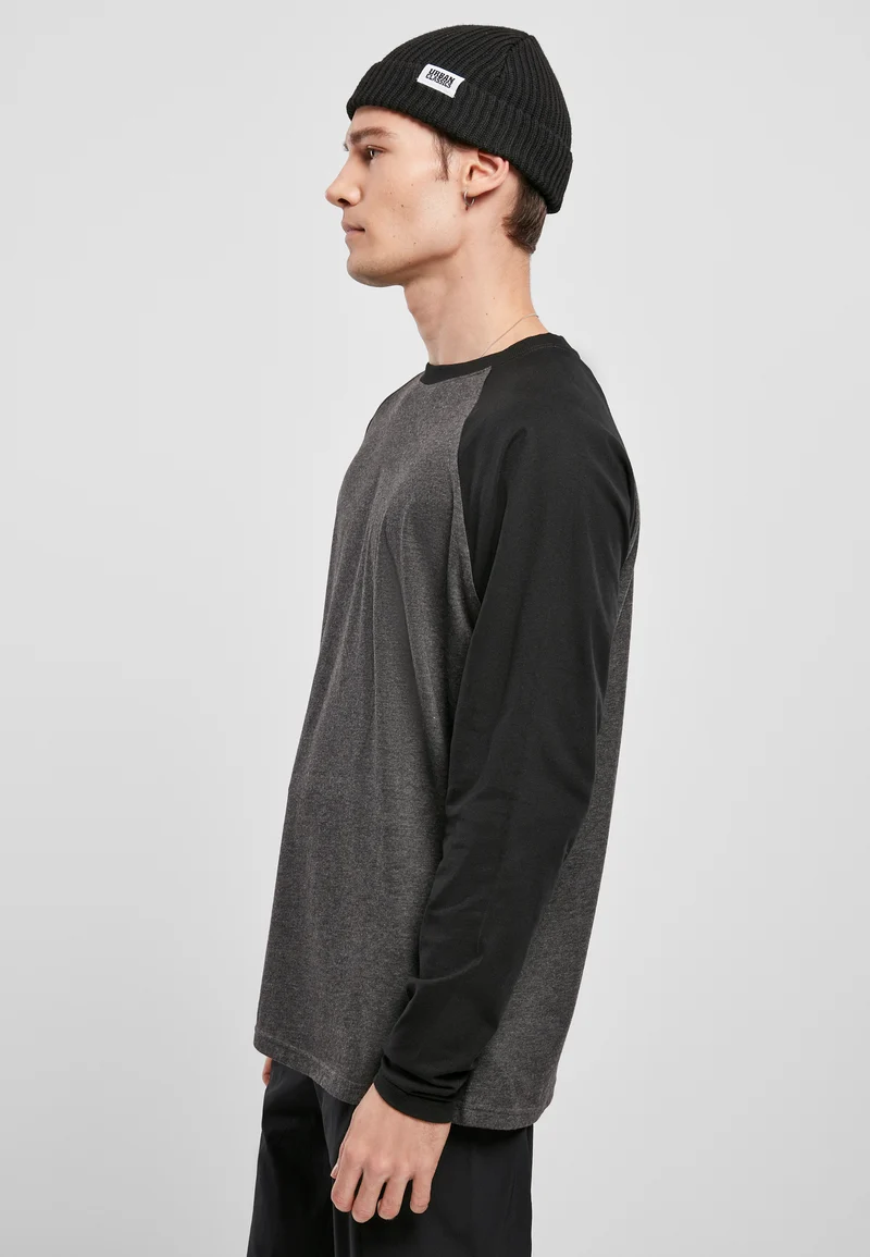 UC Raglan Contrast LS