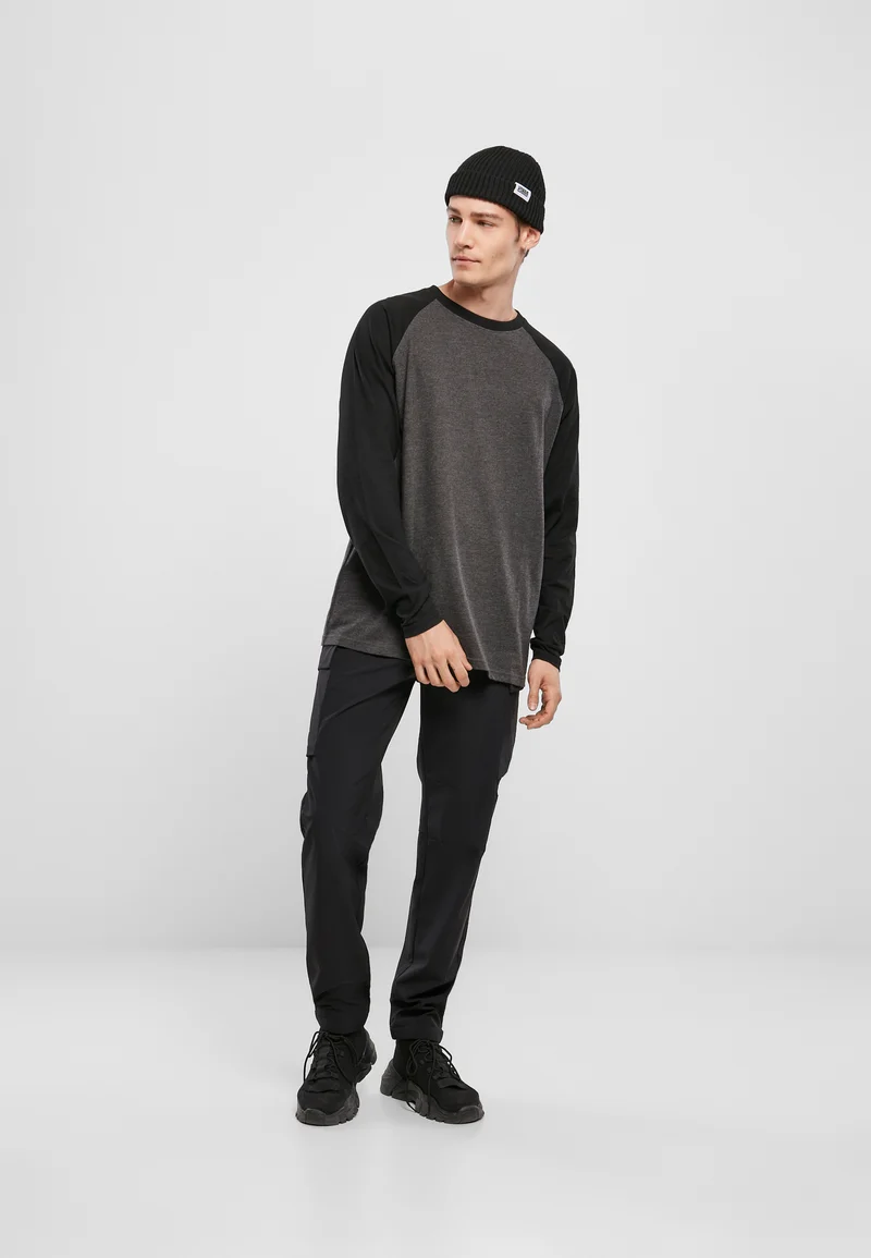 UC Raglan Contrast LS