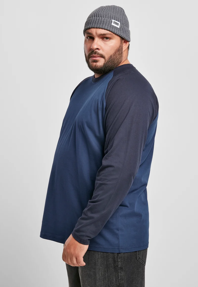 UC Raglan Contrast LS