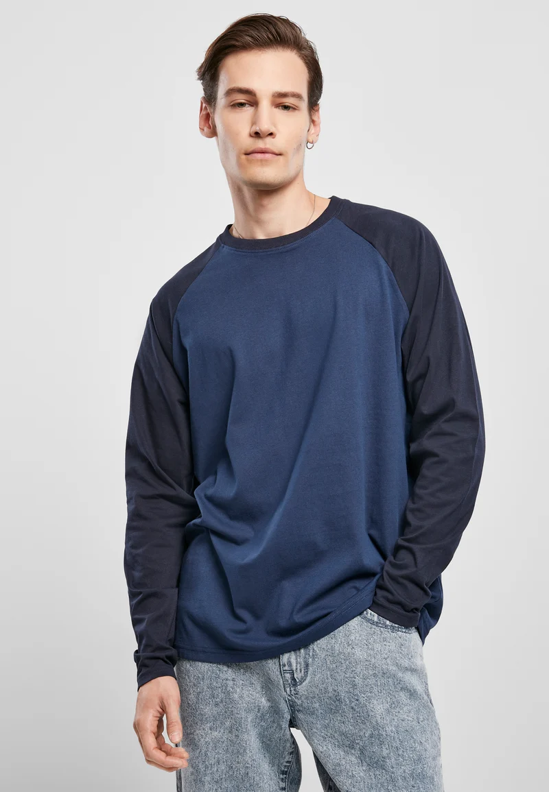 UC Raglan Contrast LS
