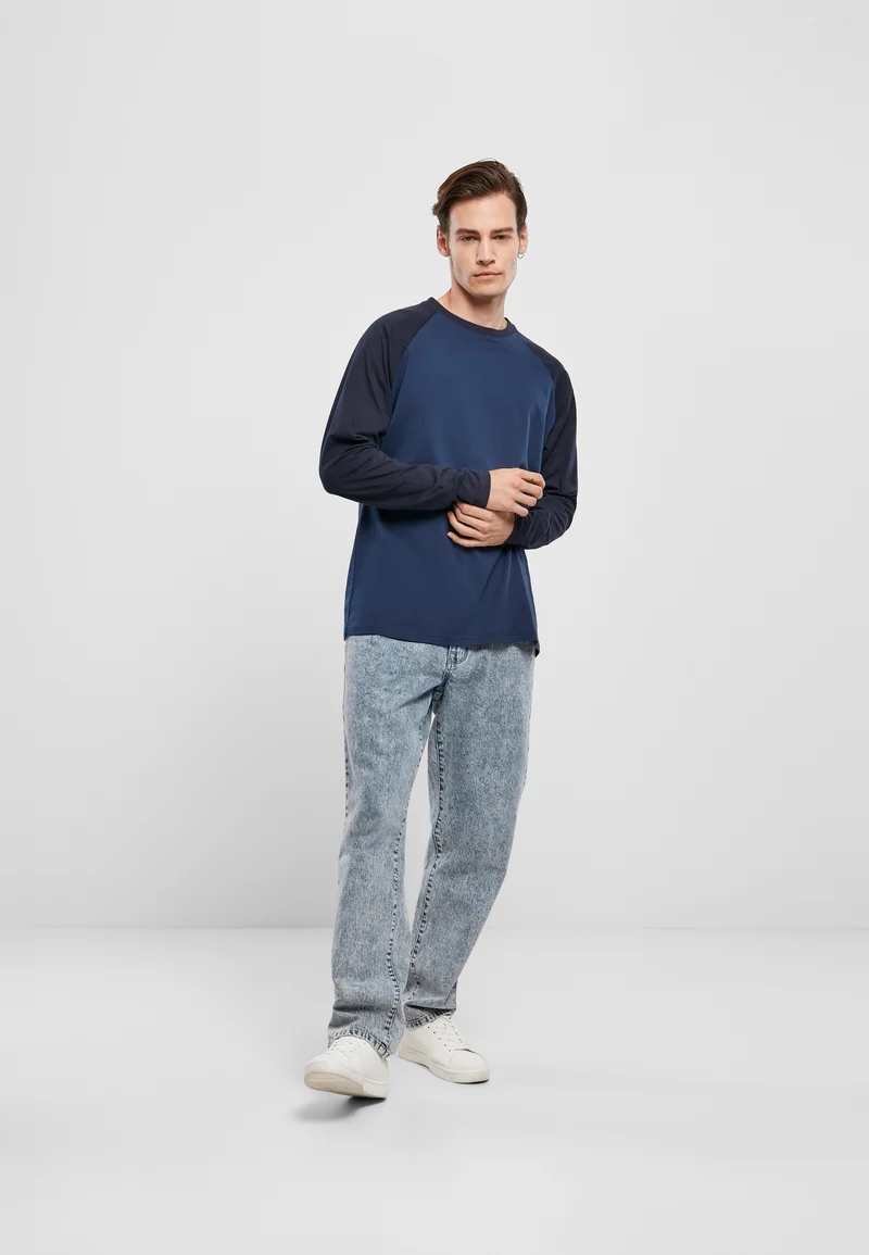 UC Raglan Contrast LS