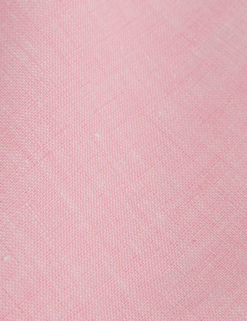 Chemise Lanaée en lin rose clair