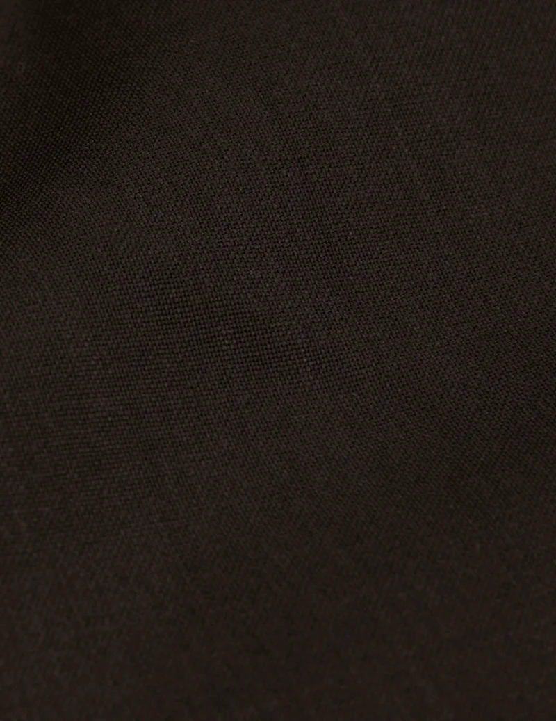 Chemise Aristote en laine vierge marron