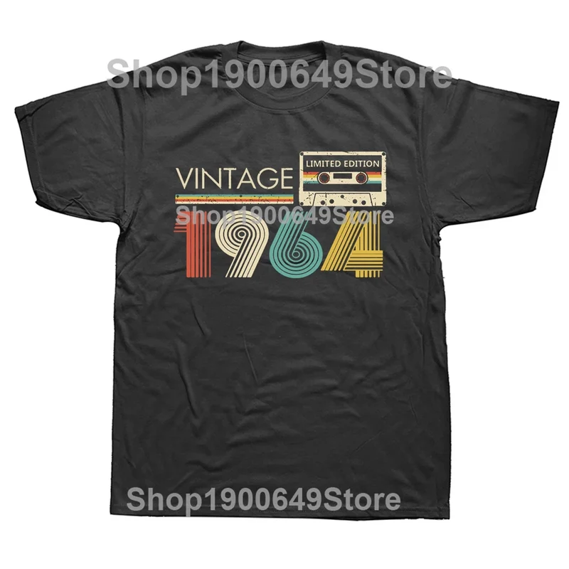 Herren T-Shirt Made In 1964 Shirt Unisex Streetwear Tank Top 100% Baumwolle
