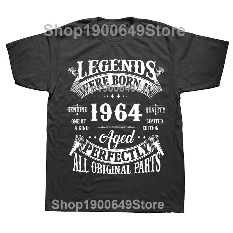 Herren T-Shirt Made In 1964 Shirt Unisex Streetwear Tank Top 100% Baumwolle