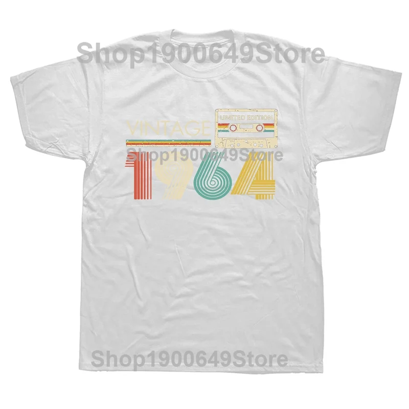 Herren T-Shirt Made In 1964 Shirt Unisex Streetwear Tank Top 100% Baumwolle