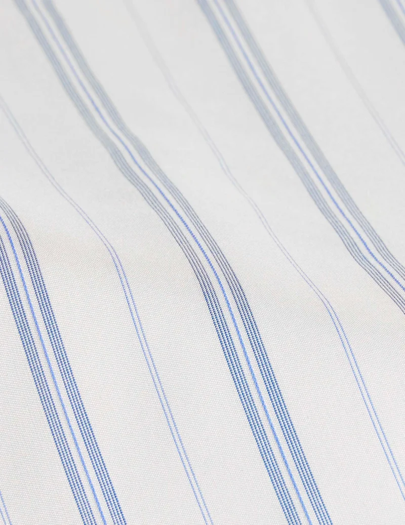 Chemise Hannah rayée bleu clair