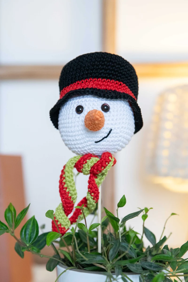 Anleitung Weihnachtliche Blumenstecker