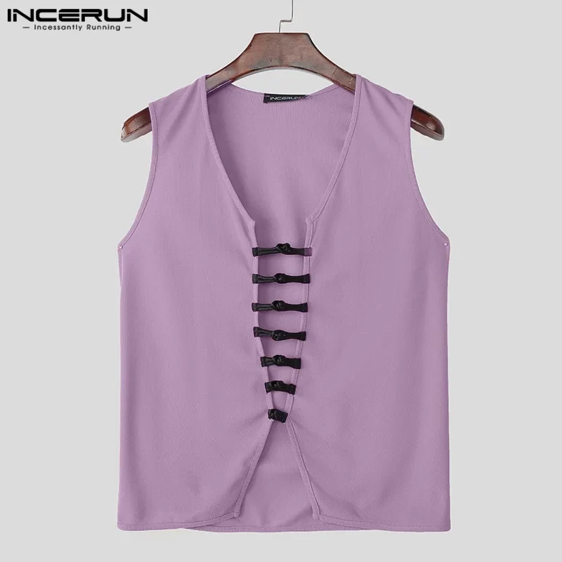 Herren Oberteil Ärmellos Weste Tank Top Sexy Shirt Clubwear Muskel T-Shirt