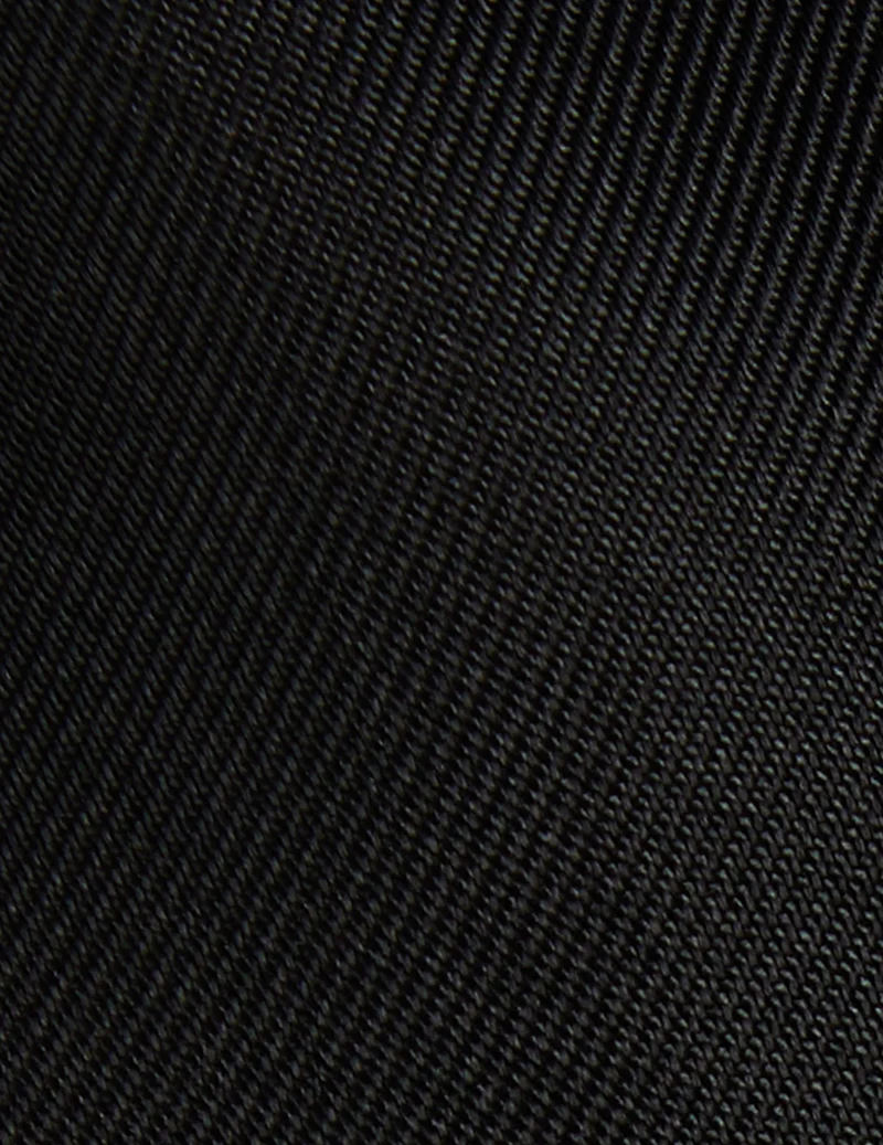 Chemise Irisa gorge cachée en soie noire