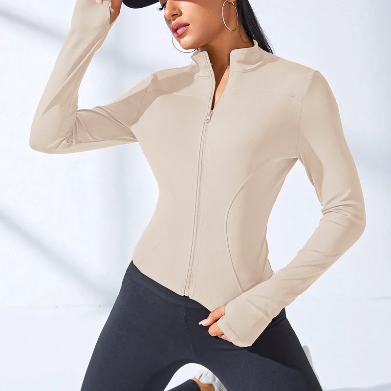 Felpa Donna Giacca Sportiva Con Zip Tuta Maniche Lunghe Cappuccio Maglia Shirt